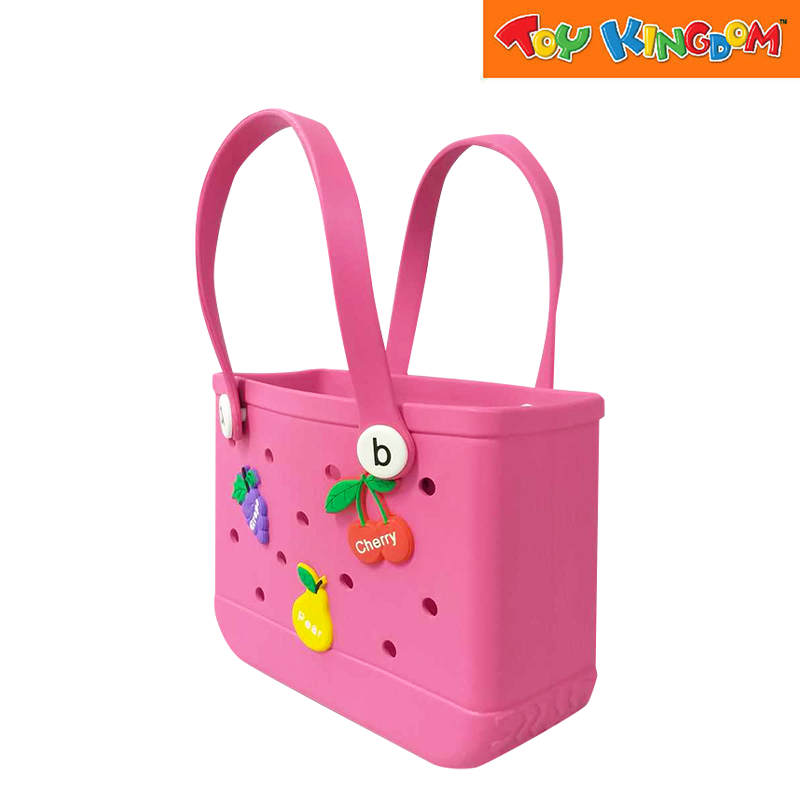 Pink Big Water Proof Silicon Tote Bag