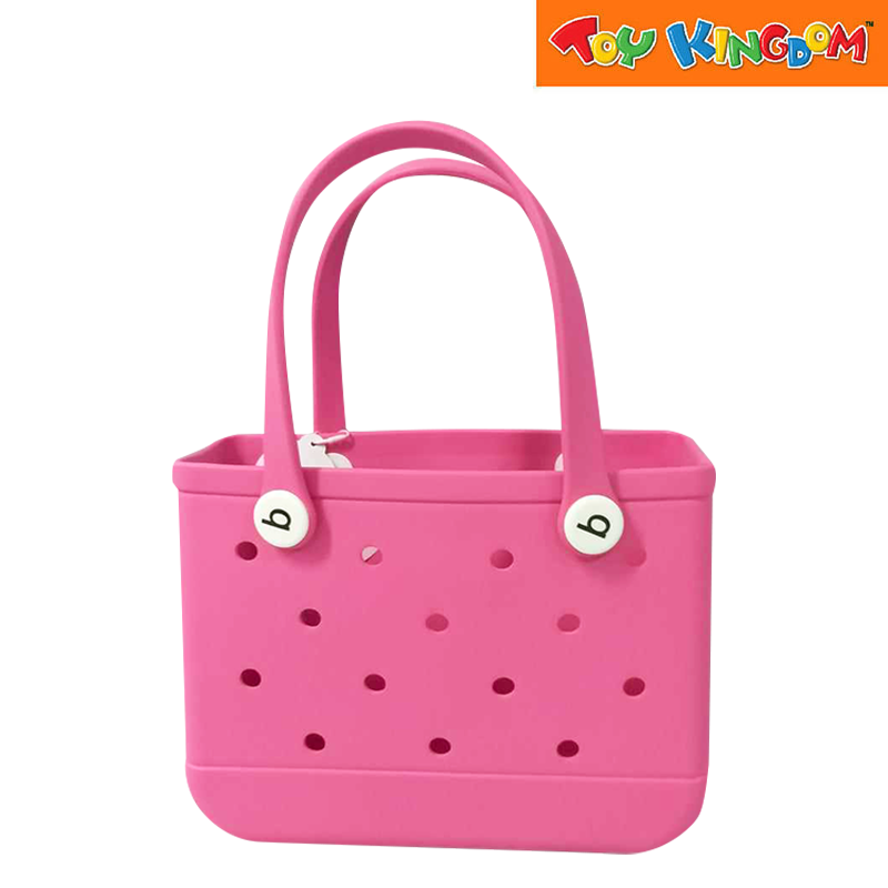 Pink Big Water Proof Silicon Tote Bag