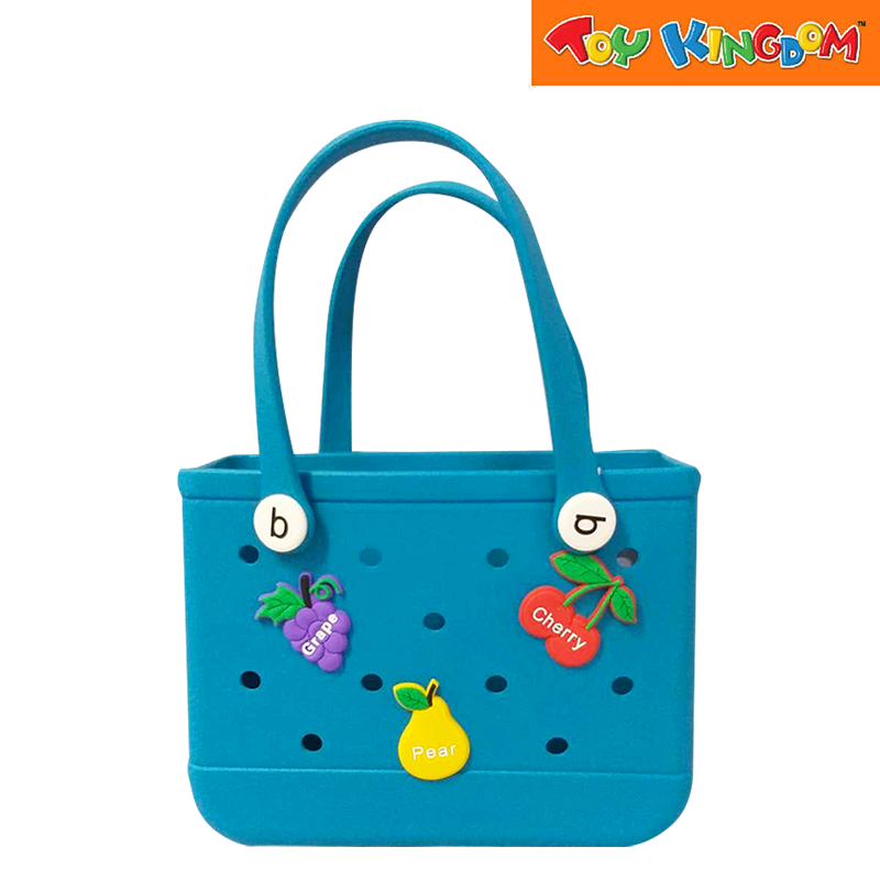 Blue Big Water Proof Silicon Tote Bag