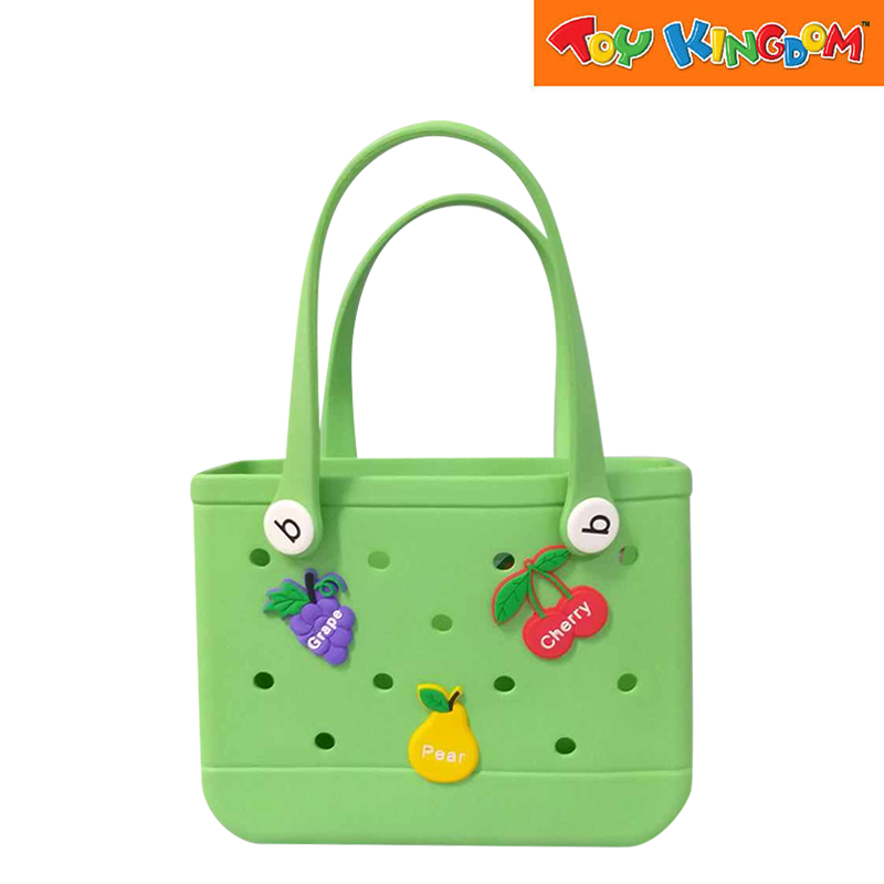 Green Big Water Proof Silicon Tote Bag