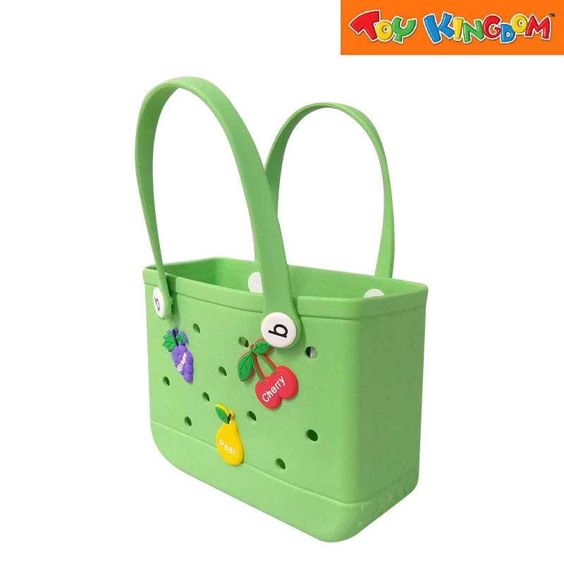 Green Big Water Proof Silicon Tote Bag