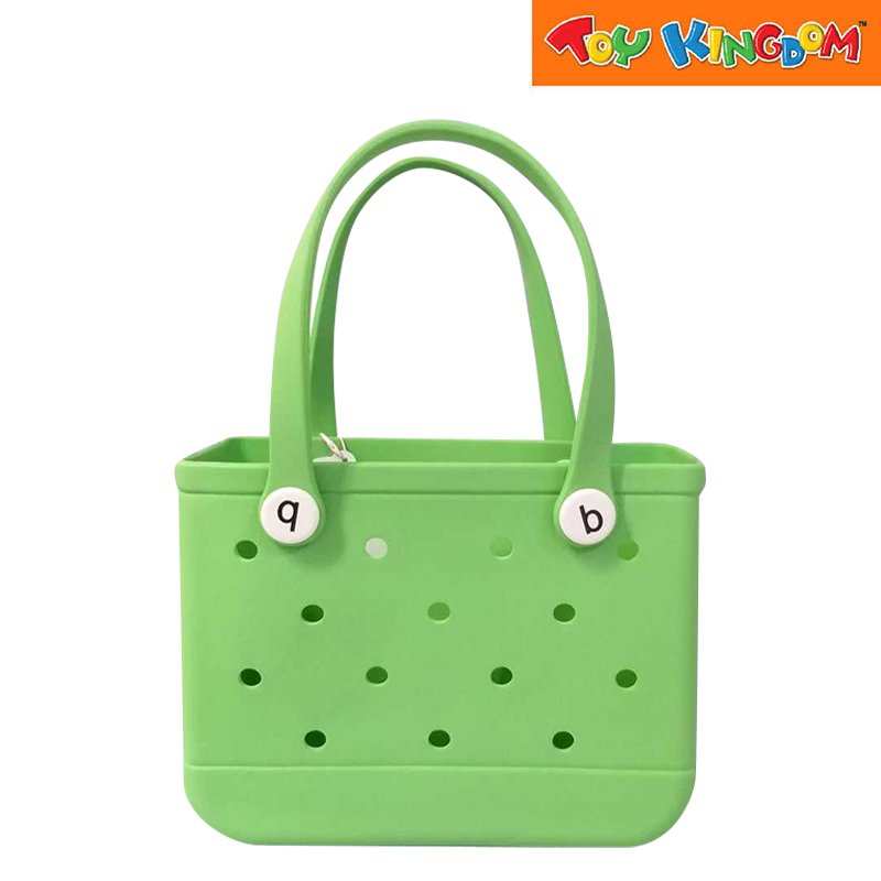 Green Big Water Proof Silicon Tote Bag