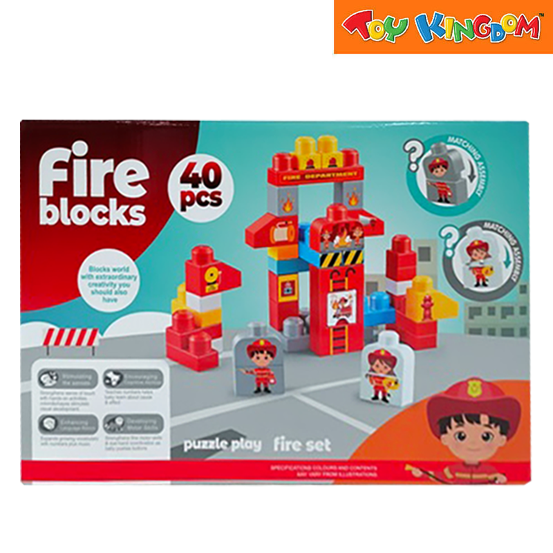 Fire Blocks 40pcs Puzzle Play