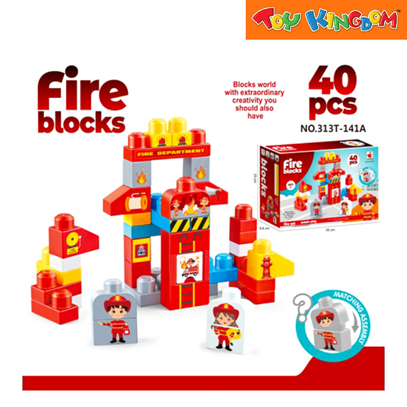 Fire Blocks 40pcs Puzzle Play