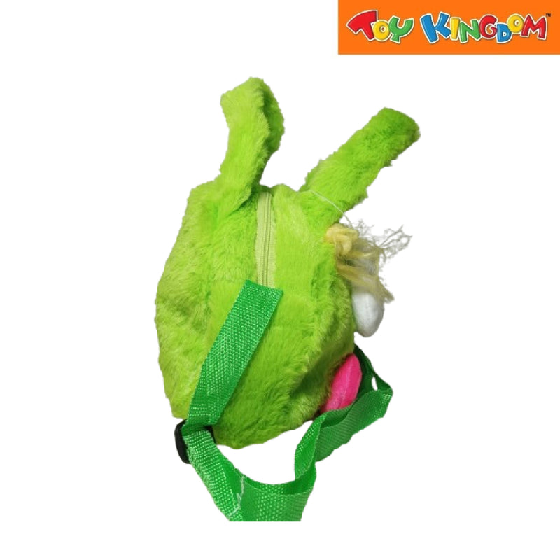 Big Lips Monster Bag Green Plush