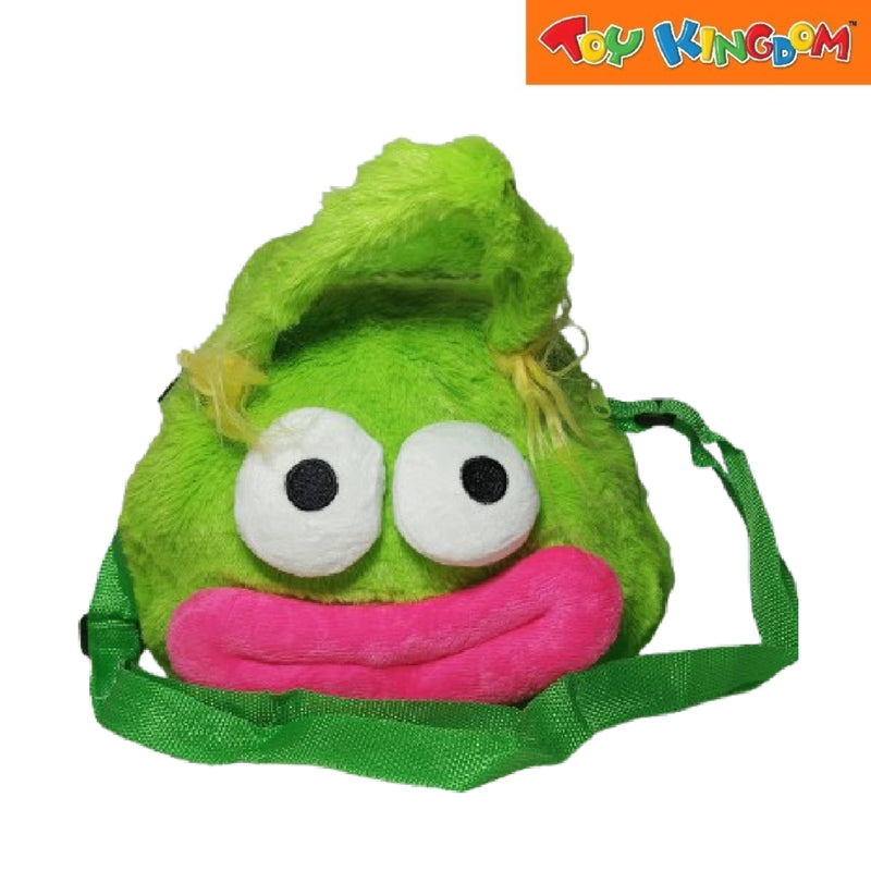 Big Lips Monster Bag Green Plush