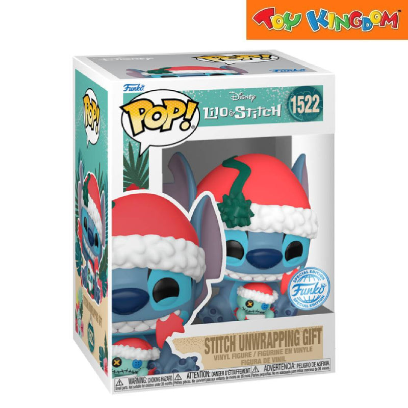 Funko Pop! Disney L&S Stitch Unwrapping Gift Vinyl Figure