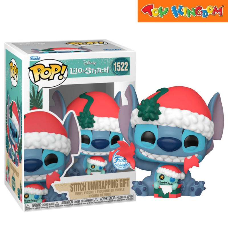 Funko Pop! Disney L&S Stitch Unwrapping Gift Vinyl Figure