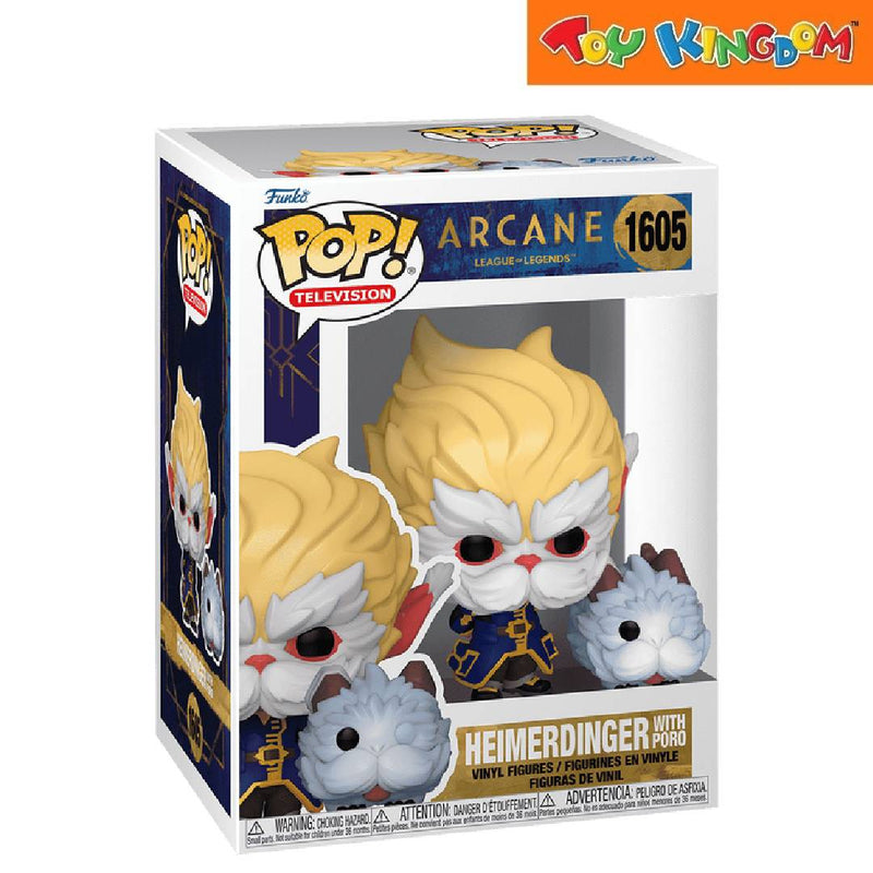 Funko Pop! Television Arcane LoL Heimerdinger With Poro Vinyl Figure