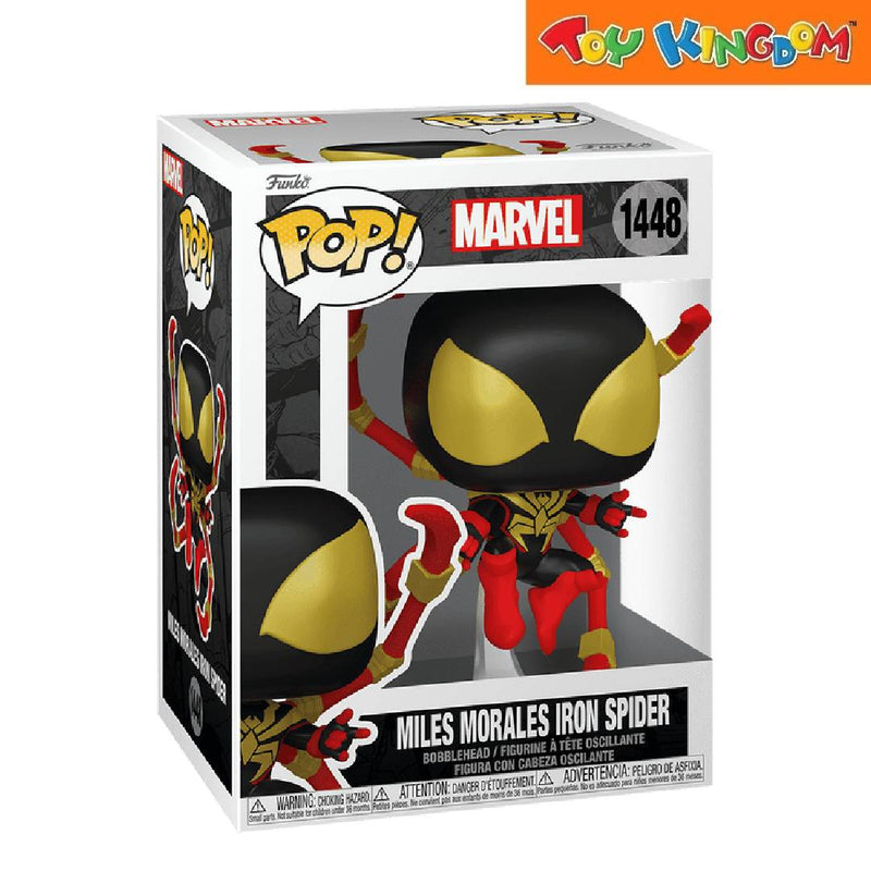 Funko Pop! Marvel Miles Morales Iron Spider Bobblehead Figure