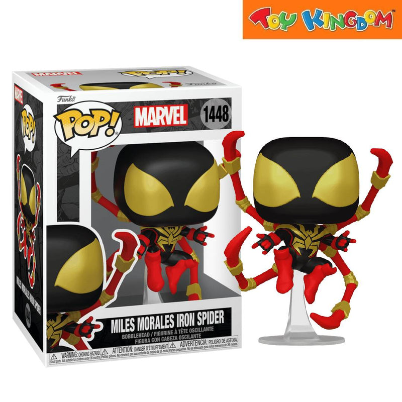 Funko Pop! Marvel Miles Morales Iron Spider Bobblehead Figure