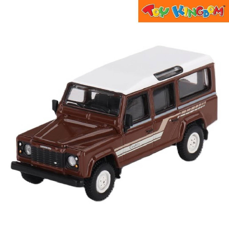 Mini GT Land Rover Defender 110 1985 County Station Wagon Russet