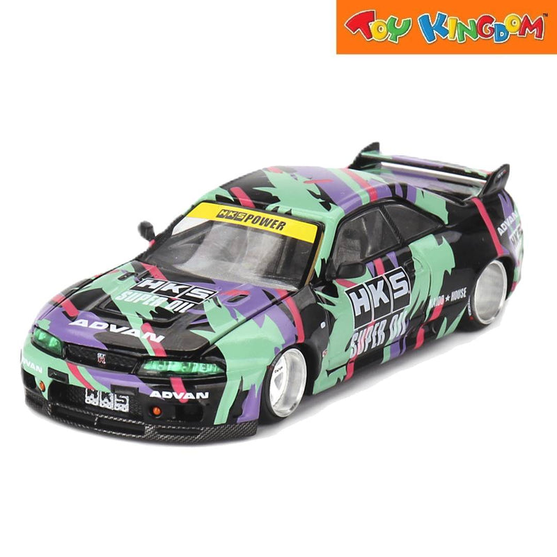 Mini GT Nissan Skyline GT R HKS R33 Die-cast