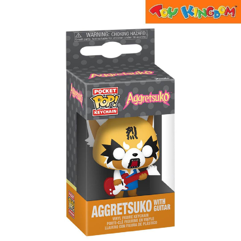 Funko Pocket Pop! Keychain Aggretsuko With Guitar Figure