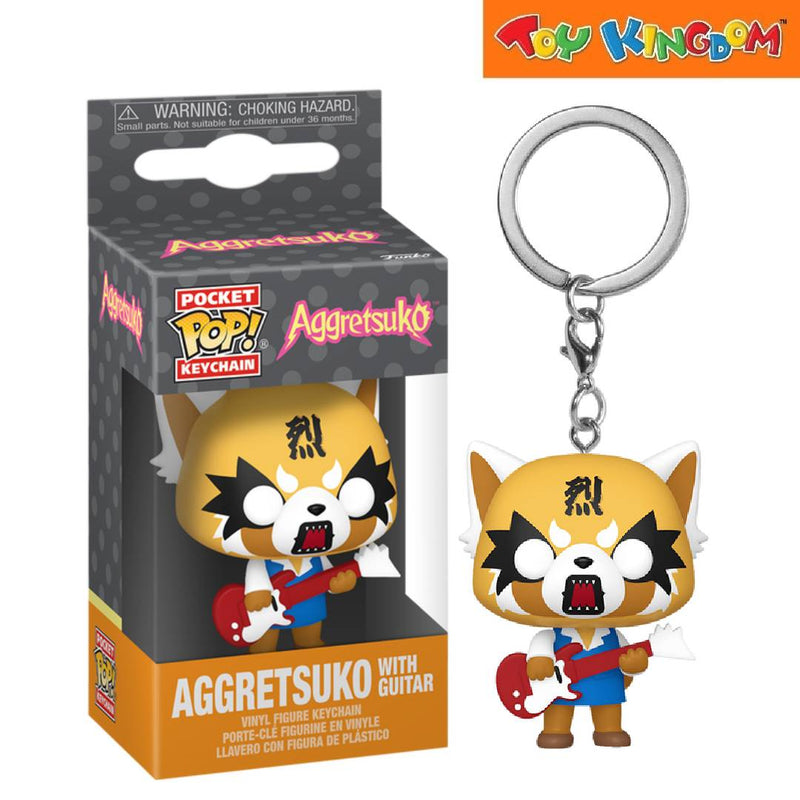 Funko Pocket Pop! Keychain Aggretsuko With Guitar Figure