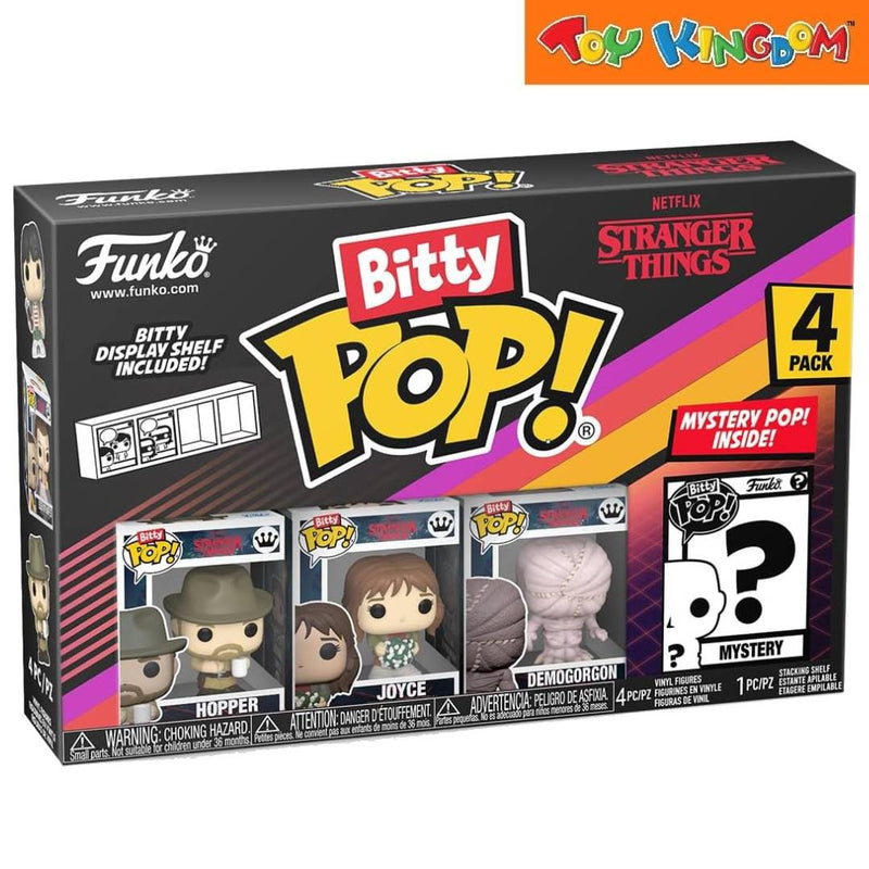 Funko Bitty Pop! Stranger Things Hopper 4 Packs Figure