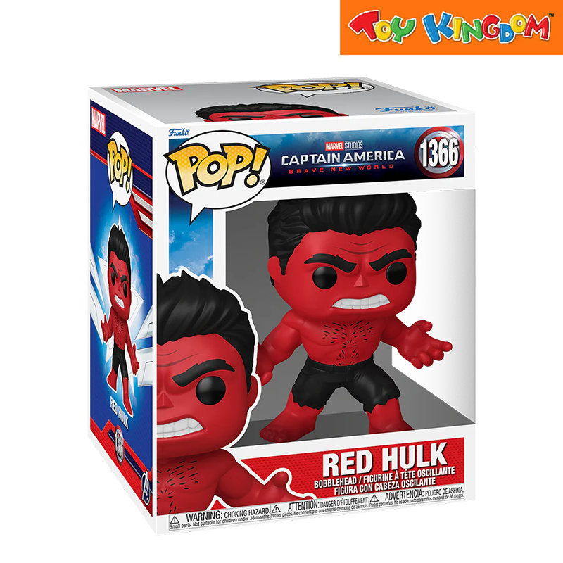 Funko Pop! Marvel CA BNW Red Hulk Bobblehead Figure