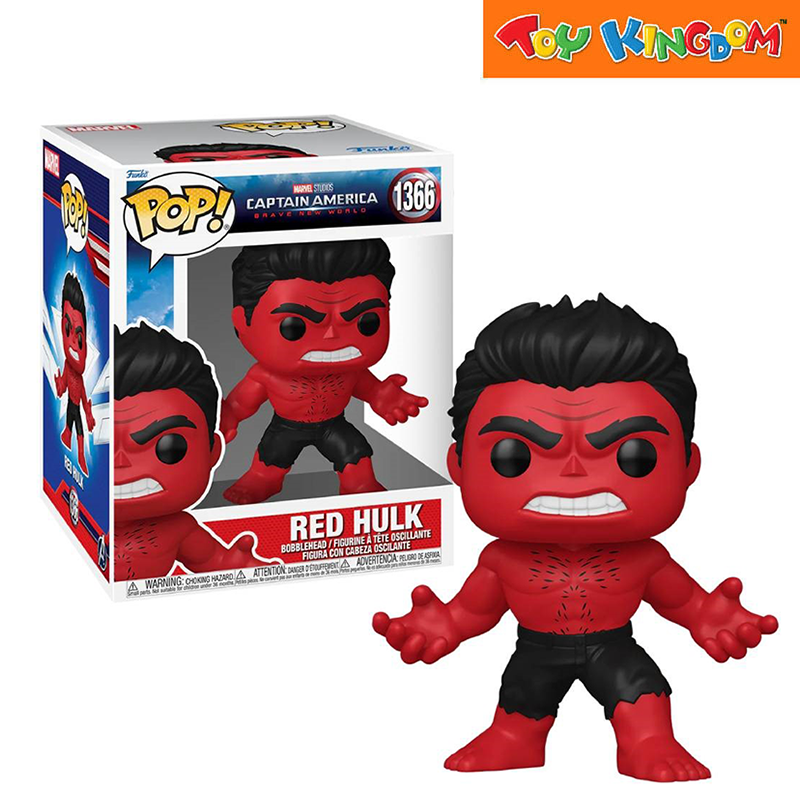 Funko Pop! Marvel CA BNW Red Hulk Bobblehead Figure