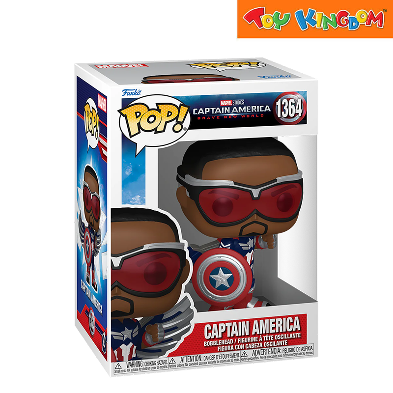 Funko Pop! Marvel Pop 1 CA BNW Captain America Bobblehead Figure