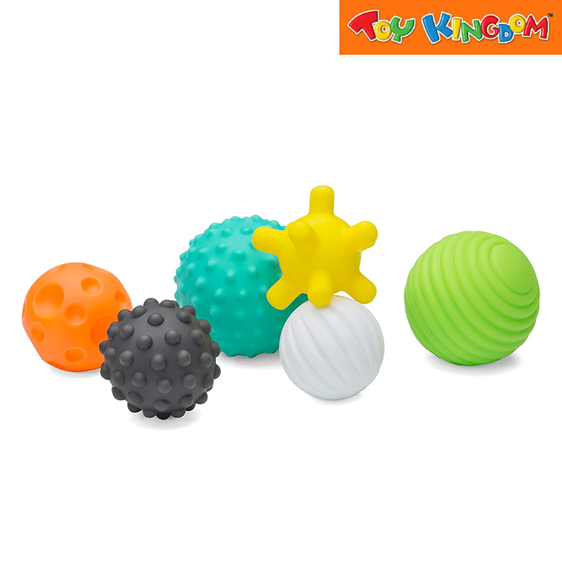 Infantino Textured Multi Ball Set With White 6pcs