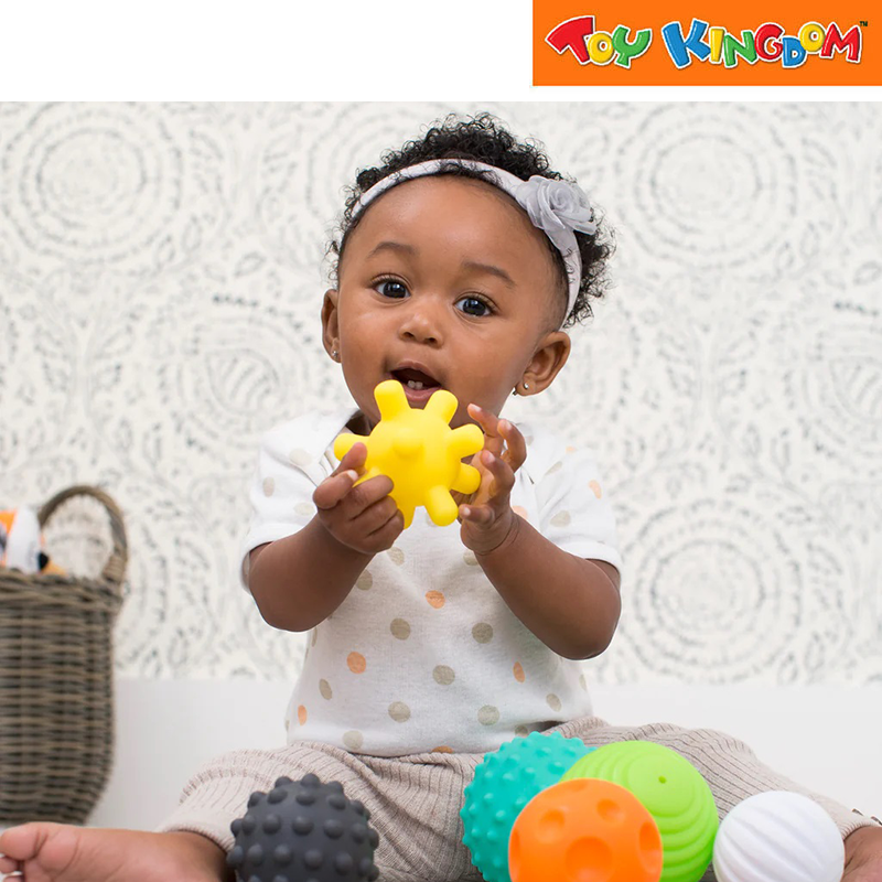 Infantino Textured Multi Ball Set With White 6pcs