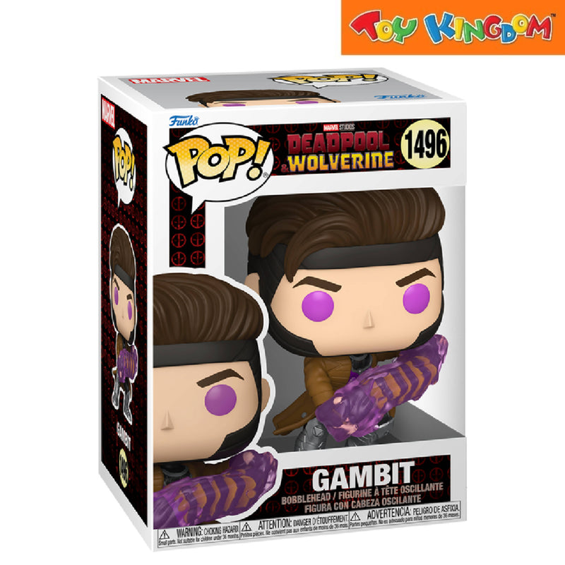 Funko Pop! Marvel Deadpool & Wolverine Gambit Bobblehead Figure