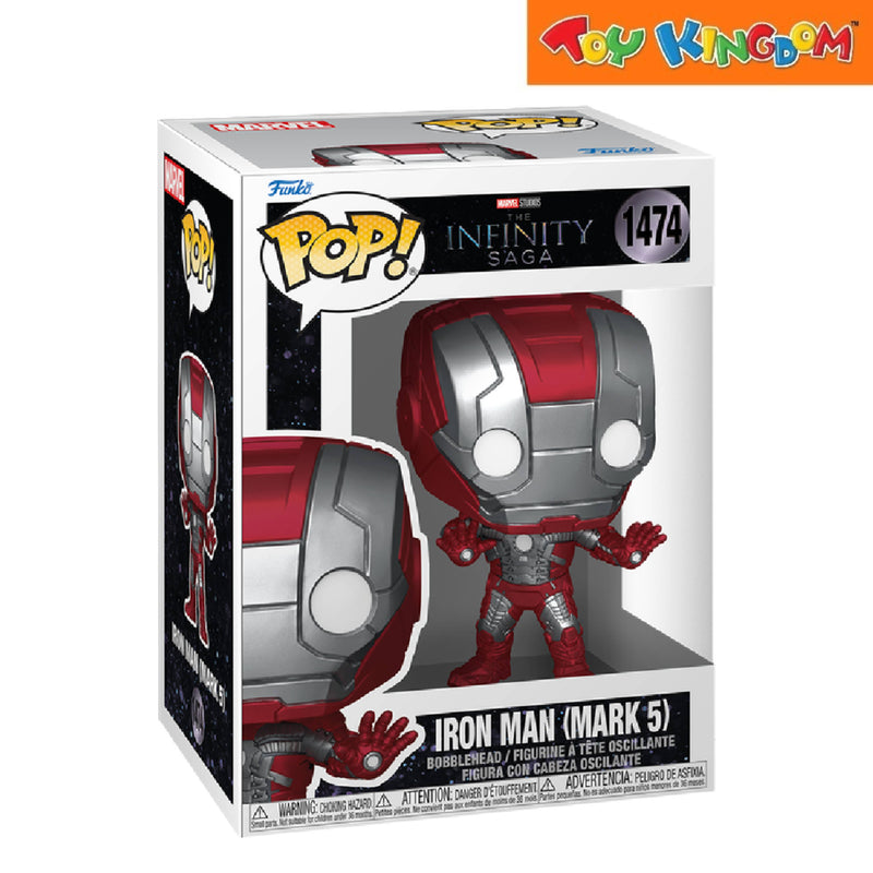 Funko Pop! Marvel The Infinity Saga Iron Man Mark 5 Bobblehead Figure