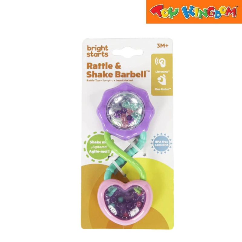 Bright Starts Violet Rattle & Shake Barbell