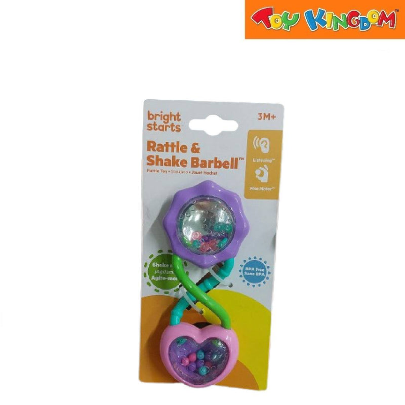 Bright Starts Violet Rattle & Shake Barbell