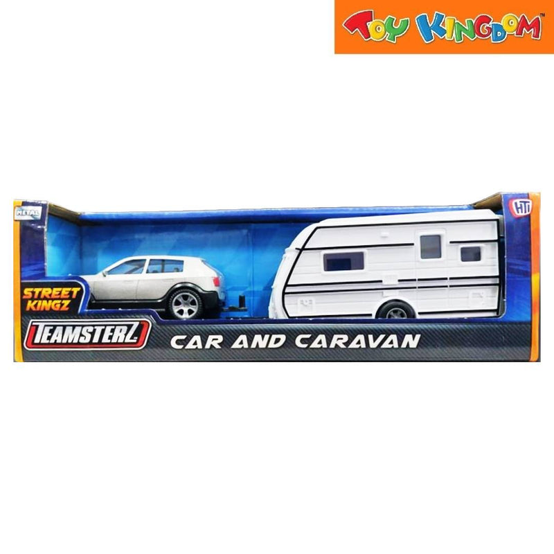 Teamsterz Street Kingz Car And Caravan Die-cast