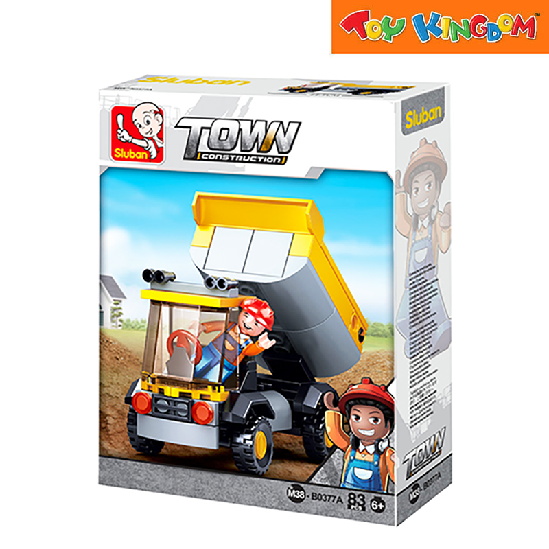 Sluban Town Construction Dump Truck 83pcs Building Set