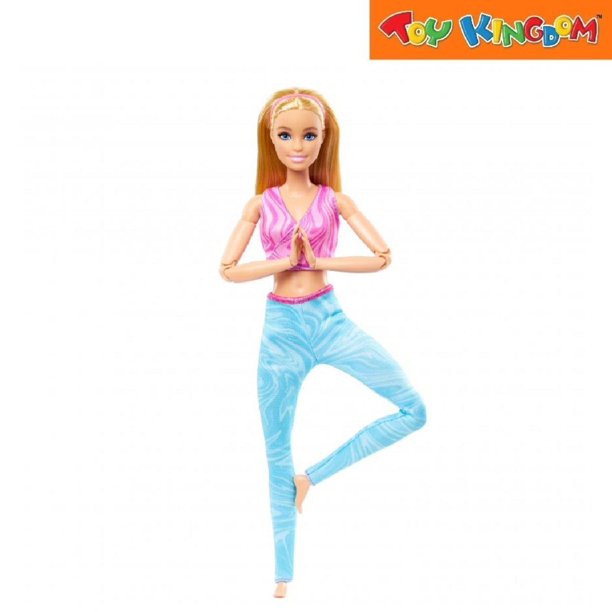 Barbie Made To Move Blue Doll Toy Kingdom