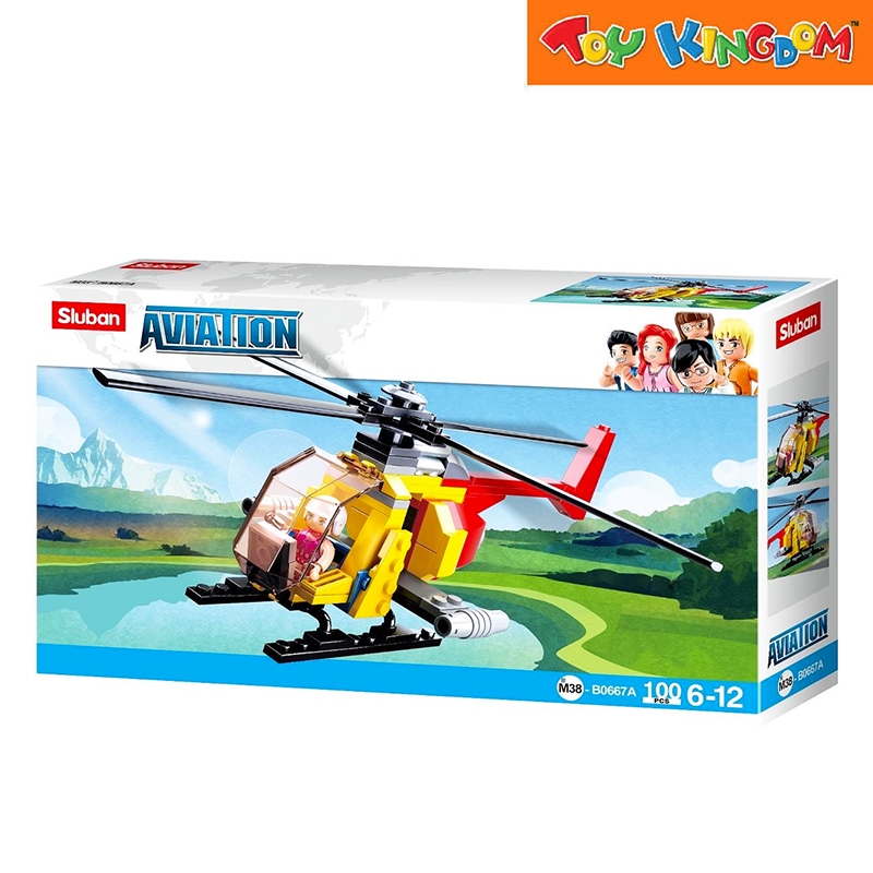 Sluban Aviation III Plane 100pcs Building Set