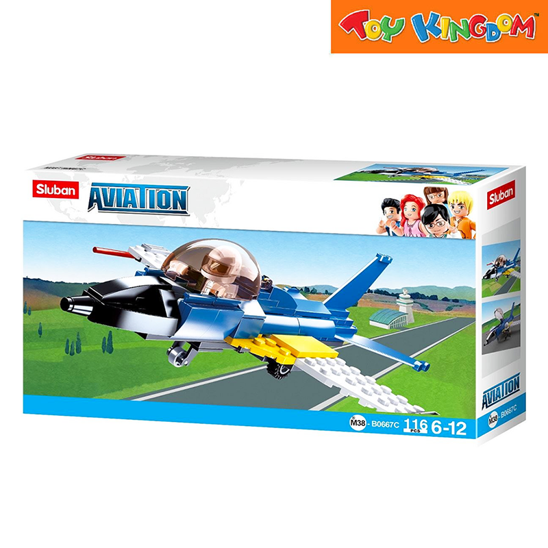 Sluban Aviation III Training Plane 116pcs Building Set