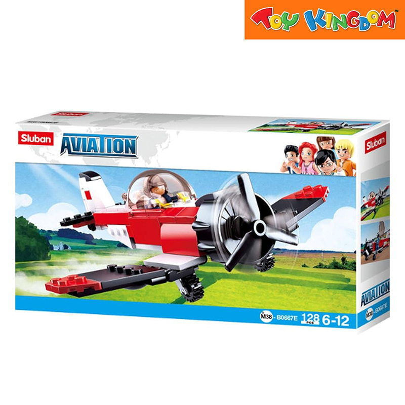 Sluban Aviation III Farm Plane 128pcs Building Set