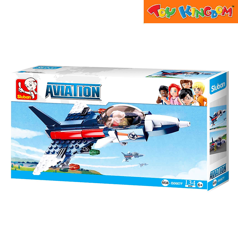 Sluban Aviation III Performance Plane 134pcs Building Set