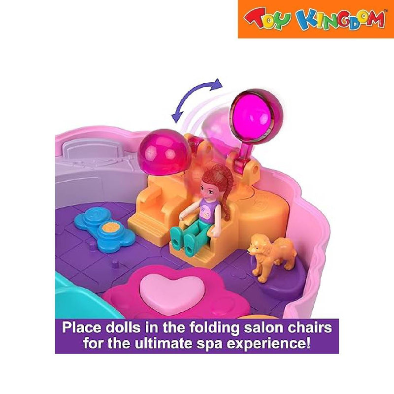 Polly Pocket Groom & Glam Poodle Compact Playset