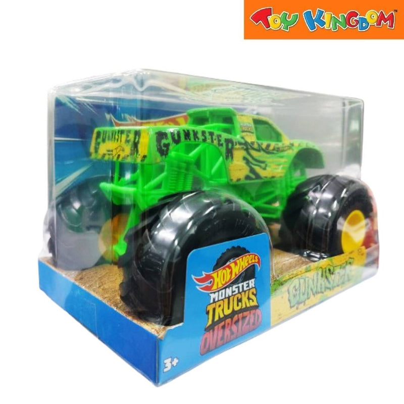 Hot Wheels Monster Trucks Oversized Gunkster Green Die-cast