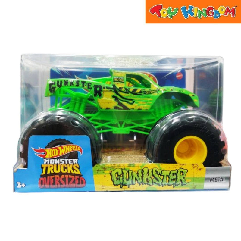 Hot Wheels Monster Trucks Oversized Gunkster Green Die-cast