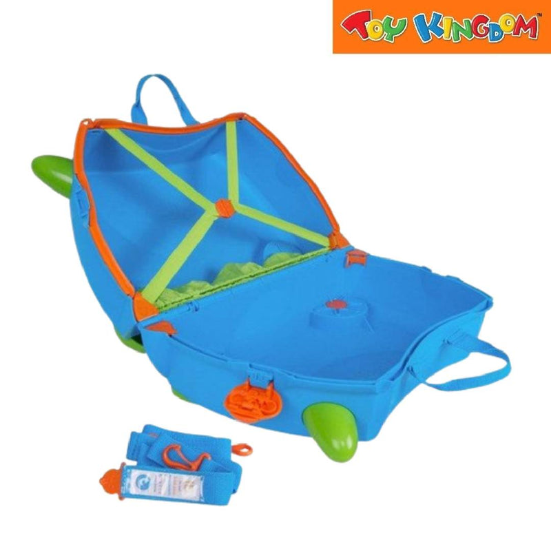 Trunki Terrance Blue Ride-On Suitcase