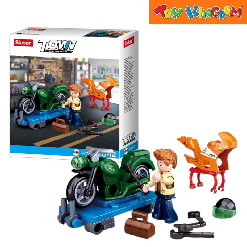 Sluban Town Motorcycle Retro 45pcs Bricks