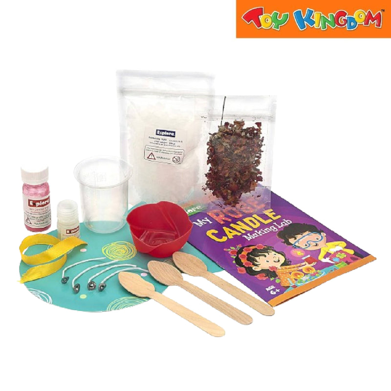 Eksploe STEM Learner My Rose Candle Making Lab Playset