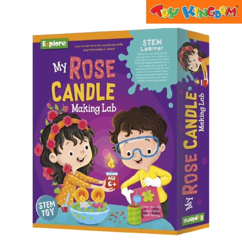 Eksploe STEM Learner My Rose Candle Making Lab Playset