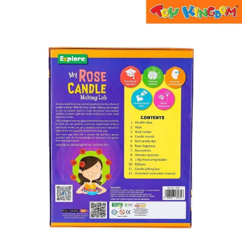 Eksploe STEM Learner My Rose Candle Making Lab Playset