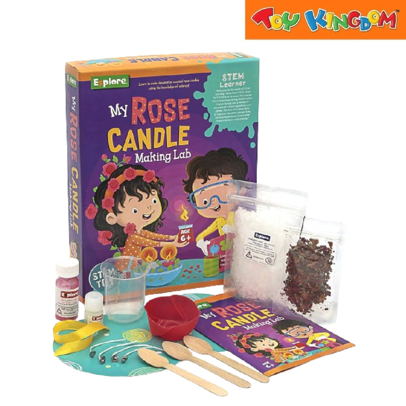 Eksploe STEM Learner My Rose Candle Making Lab Playset