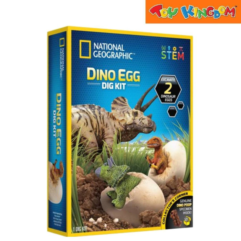 National Geographic Dino Egg and Fossil Dig Kit Bundle