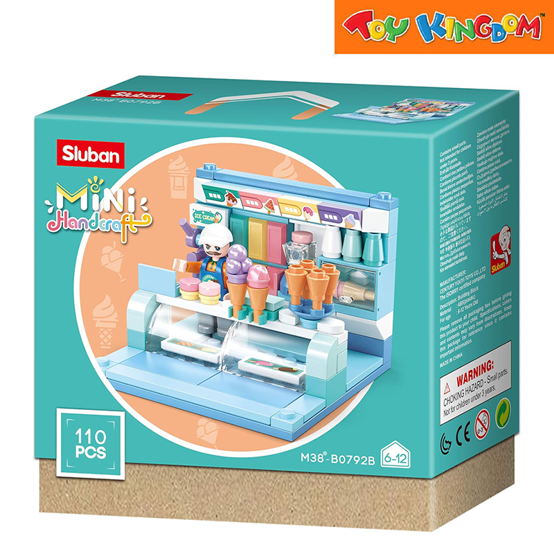 Sluban Mini Handcraft Ice Cream Shop 110pcs Building Set