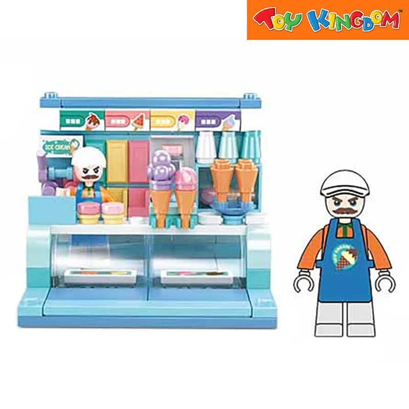 Sluban Mini Handcraft Ice Cream Shop 110pcs Building Set