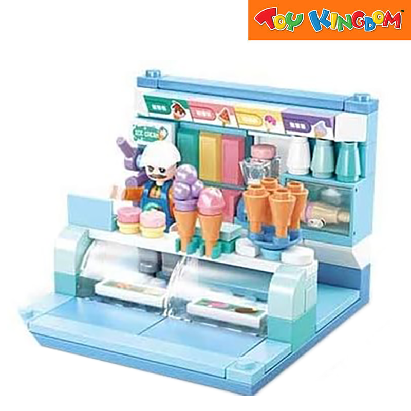 Sluban Mini Handcraft Ice Cream Shop 110pcs Building Set