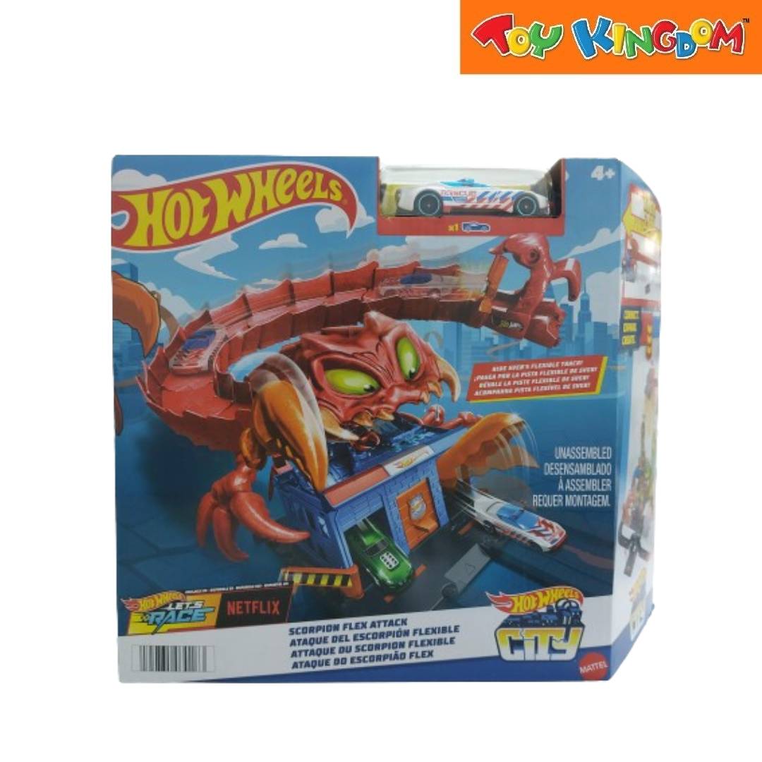 Hot Wheels Scorpion Flex Attack Playset | Toy Kingdom